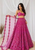 Avelia Gorgeous Pink Lehenga Choli Set with Sequins, Dori & Zari Work