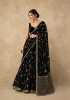 Noor Georgette Lehenga Style Saree with Thread & Sequins Work with Blouse & Dupatta
