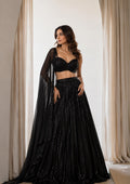 Designer Georgette Ready to Wear Lehenga Choli Set with Sequins Work