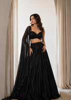 Designer Georgette Ready to Wear Lehenga Choli Set with Sequins Work