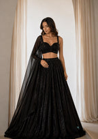 Designer Georgette Ready to Wear Lehenga Choli Set with Sequins Work