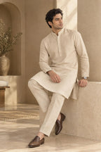 Aariz Men's Premium Linen Kurta Pajama Set Classic Traditional Ethnic Wear