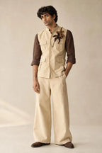 Arvay Men's Linen Hunter Jacket Set with Shirt & Pants Heritage Wedding & Formal Wear