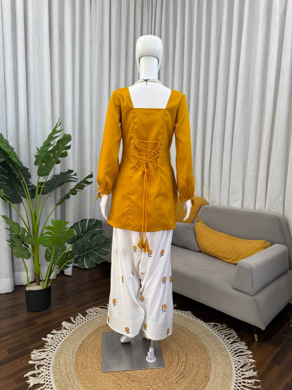 Amayra Ethnic Rayon Farshi Salwar Set with Thread Work