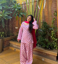 Gulnoor Royale Premium Cambric Cotton Farshi Suit for Festival
