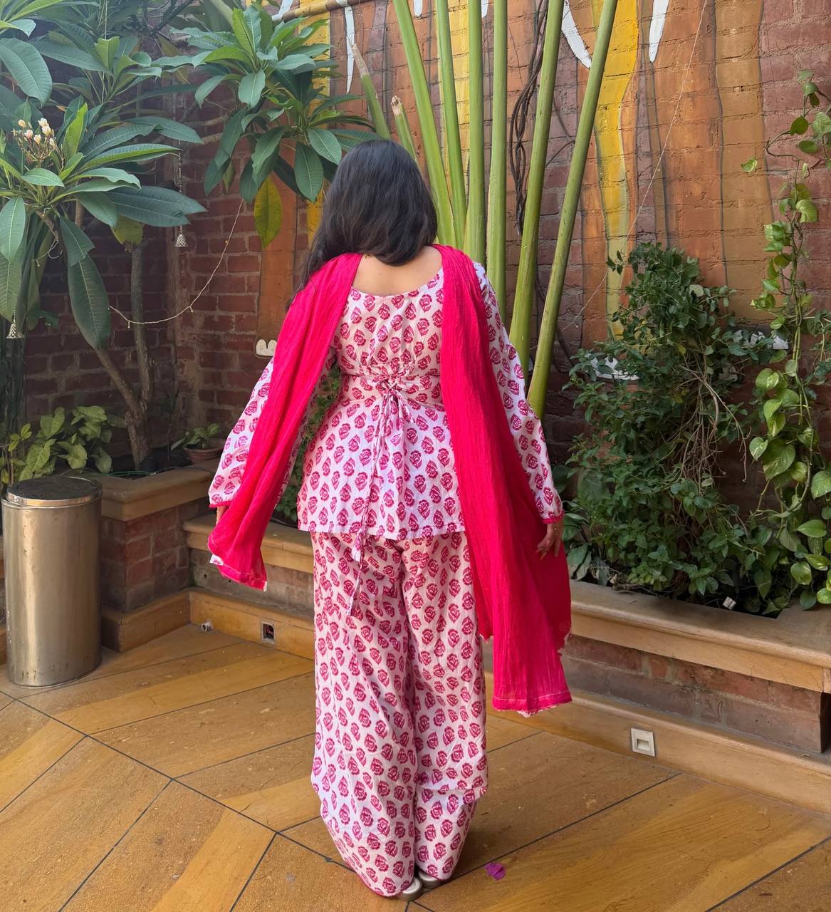 Gulnoor Royale Premium Cambric Cotton Farshi Suit for Festival