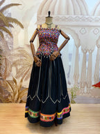 Kashvi Rayon Lehenga with Embroidered Banglory Blouse