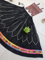 Kashvi Rayon Lehenga with Embroidered Banglory Blouse