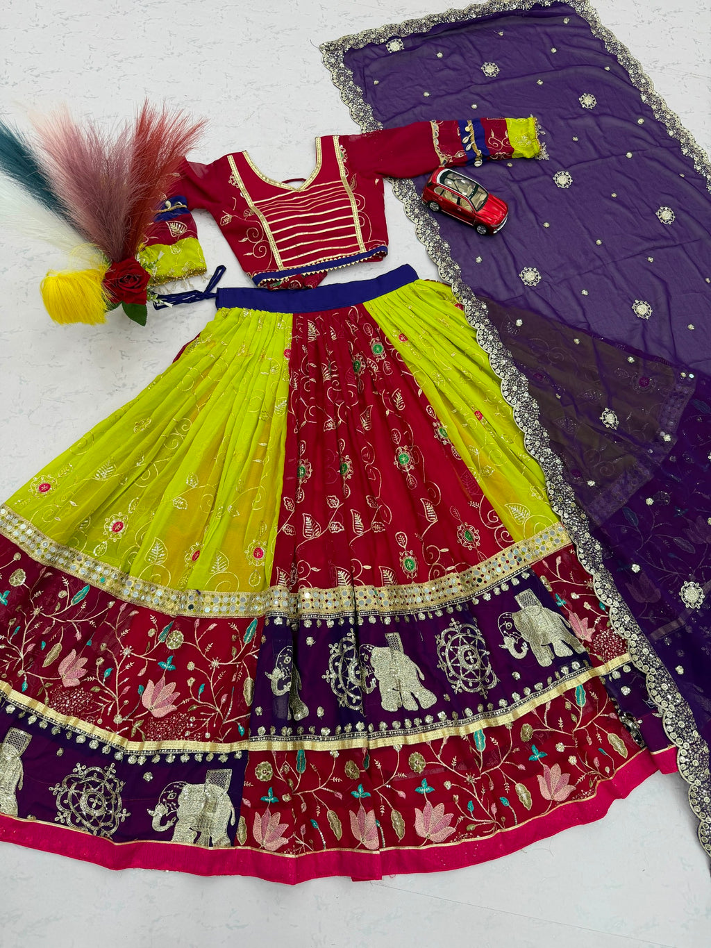 Vaidehi Designer Georgette Thread & Sequins Work Lehenga Choli Set