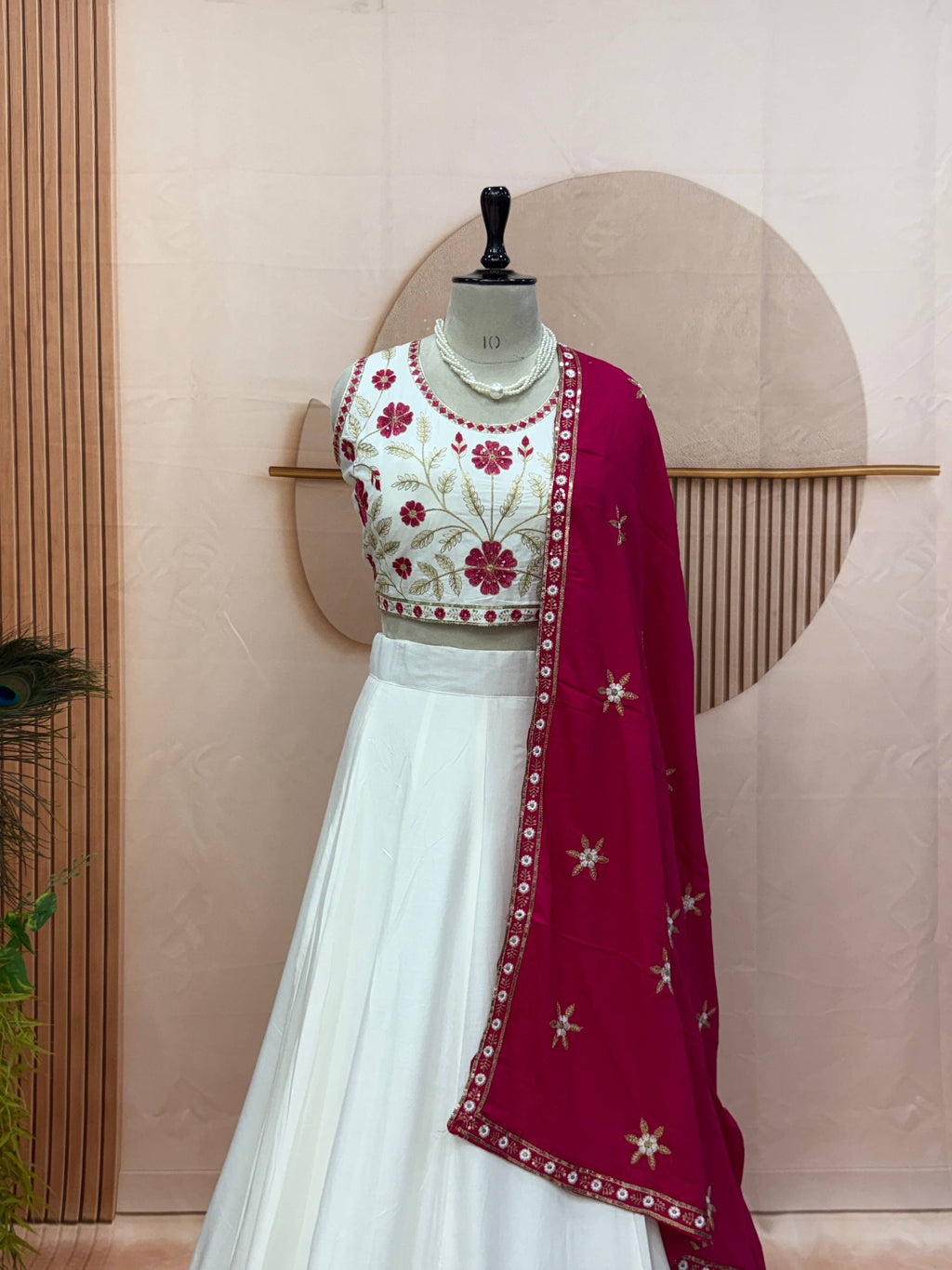 Suhana Cotton Sequins Work Lehenga with Embroidered Choli & Dupatta