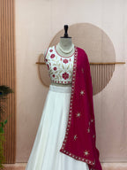 Suhana Cotton Sequins Work Lehenga with Embroidered Choli & Dupatta