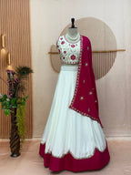 Suhana Cotton Sequins Work Lehenga with Embroidered Choli & Dupatta