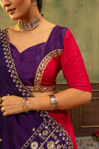 Bhanvi Pure Rayon Mirror & Embroidery Work Lehenga Choli Set with Beaded Dupatta