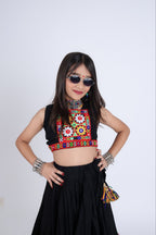Arya Pure Rayon Cotton Embroidered Lehenga Choli Set for Girls