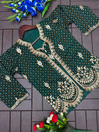Anahita Vichitra Silk Thread & Sequins Embroidered Lehenga Choli with Jacket