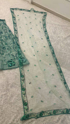Ruhanvi Georgette Sequins, Dori & Thread Work Lehenga Choli with Net Dupatta