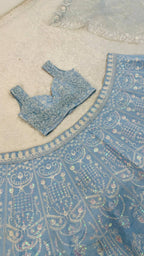 Rivanya Silk Dori & Sequins Work Lehenga Choli with Net Dupatta