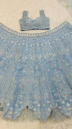 Rivanya Silk Dori & Sequins Work Lehenga Choli with Net Dupatta