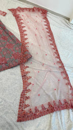 Luxury Thai Silk Sequins & Thread Work Lehenga Choli Set for Wedding
