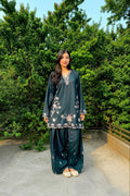 Premium French Crepe Farshi Palazzo Set with Thread Embroidery