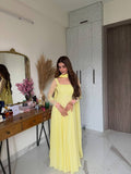 Roshni Georgette Embroidered Anarkali Suit with Pant & Dupatta