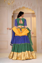 Vaishnavi Pure Georgette Bandhani Print Lehenga Choli with Dupatta