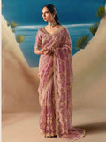 Designer Silk Heavy Beads & Sequins Work Saree
