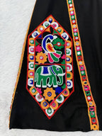 Diya Rayon Silk Mirror & Kodi Work Top with Embroidered Palazzo