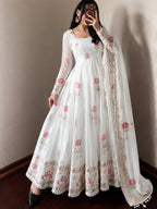 Aarzoo Fendy Silk Sequin Embroidered Bridesmaids Gown Set
