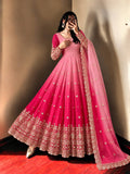 Meher Georgette Sequence Embroidered Anarkali Gown Set