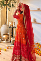Zarmina Bhandej Georgette Embroidered Sequins Gown Set