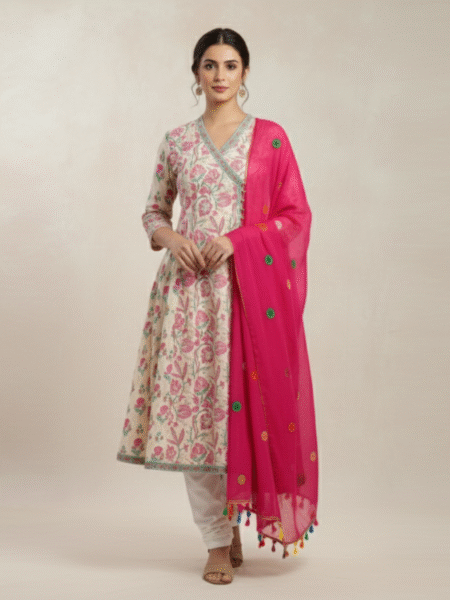 Beautiful Printed Cotton Kurta Set for Women
