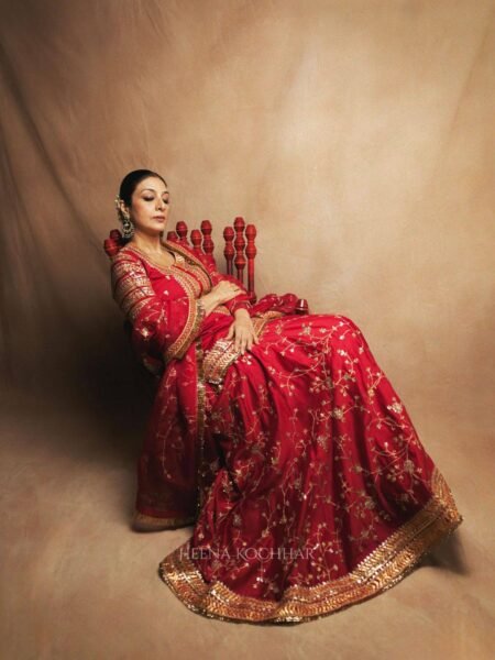 Festive Perfect Red Sequins & Zari Embroidery Work Lehenga With Kurti