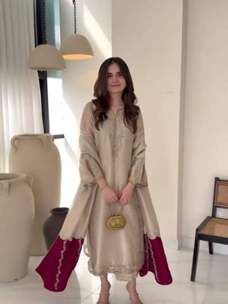 Festive Edition Jimmy Choo Sequin Embroidery Work Palazzo Set