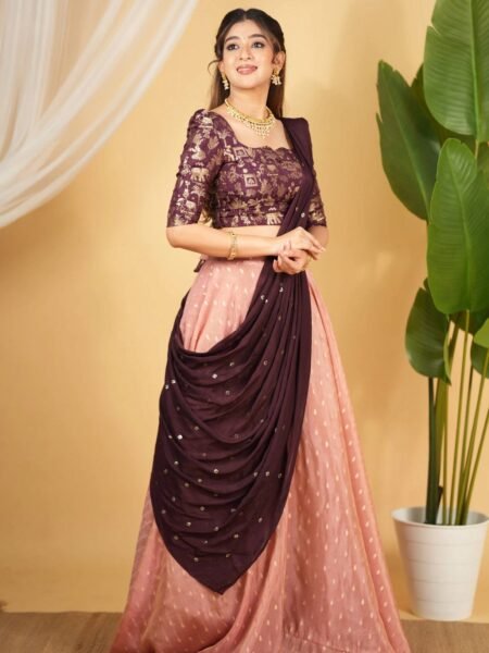 Kavisha Banarasi Zari Silk Lehenga Set